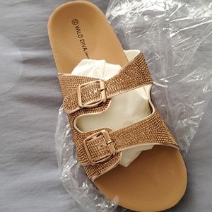 Rhinestone sandals